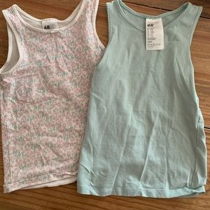 🌷H&M girls tank set (5-6Y)